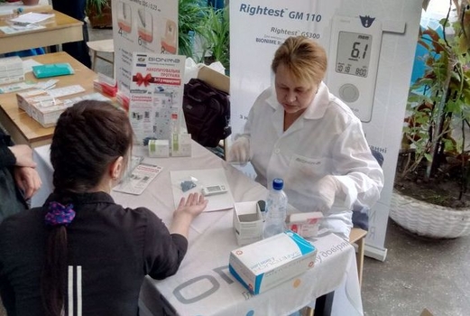 Berdyansk city. Diabetes Day