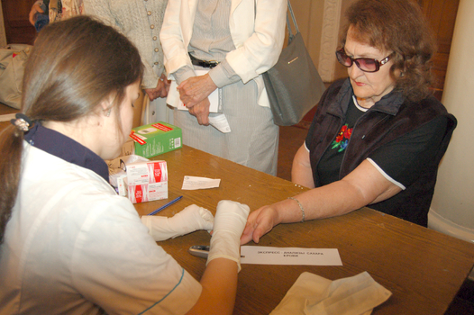 Berdyansk city. Diabetes Day